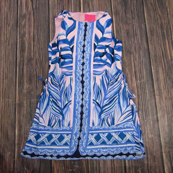 Lilly Pulitzer Romper Womens 00 Pink Tropics Tint Donna Heat Wave Engineered